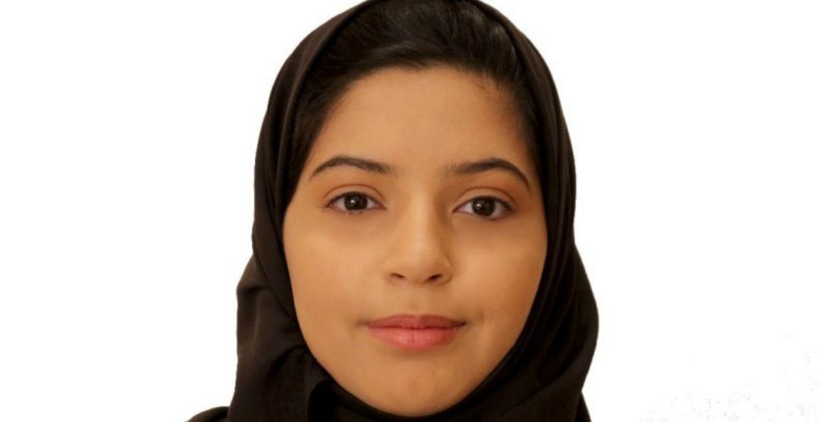 اللاعبة نجد فهد صاحبة المركز الأول في بطولة الجامعات لكرة القدم الإلكترونية فيفا 20