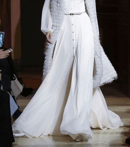 موضة القميص باسلوب الفستان من كارولينا هيريرا لشتاء 2017