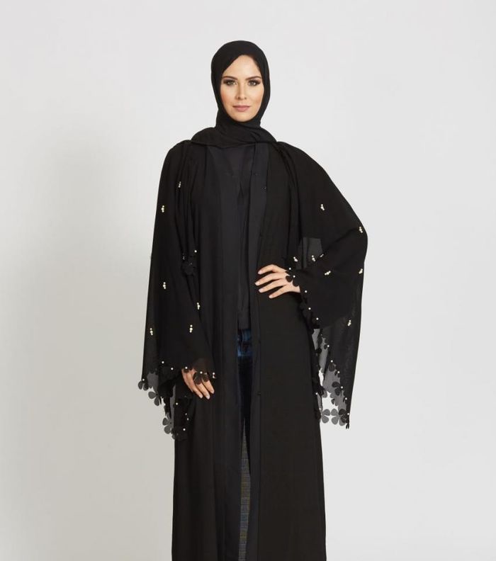 صور اجمل عبايات خليجيه مفتوحه