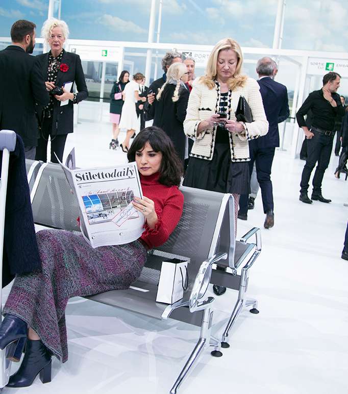 سمر يوسف في مطار CHANEL