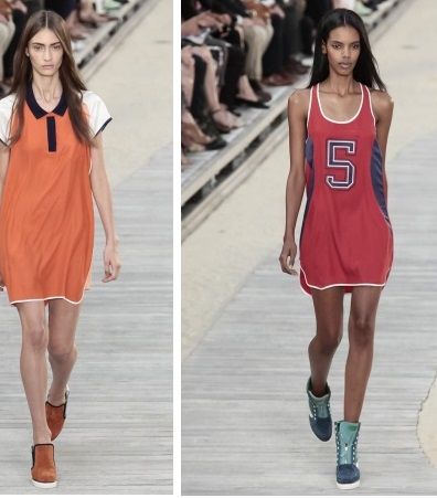 فساتين رياضيّة من مجموعة Tommy Hilfiger لصيف 2014