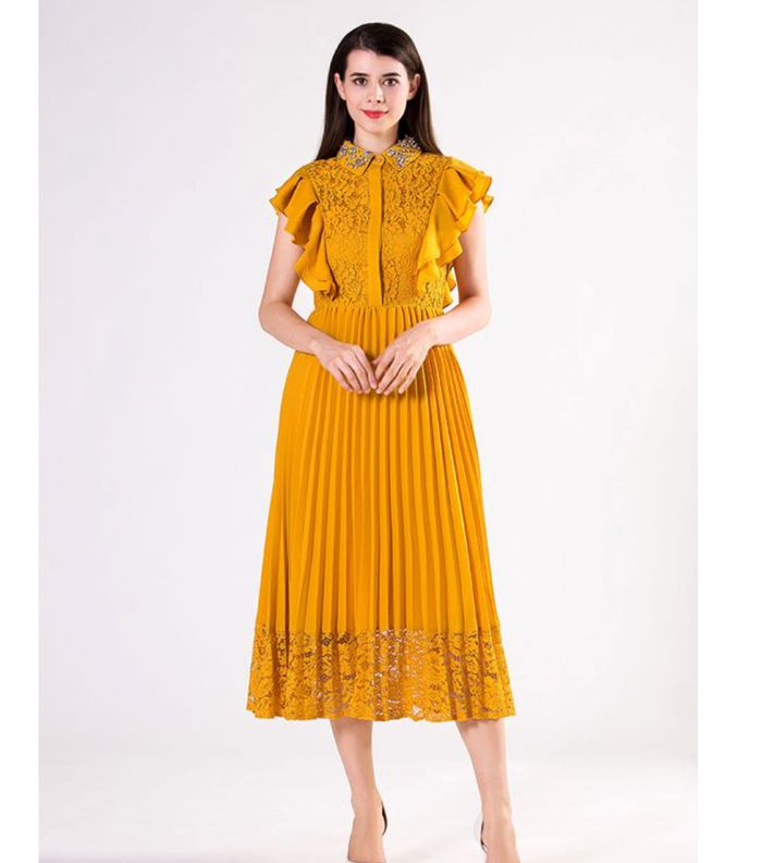 فساتين بليسيه طويلة