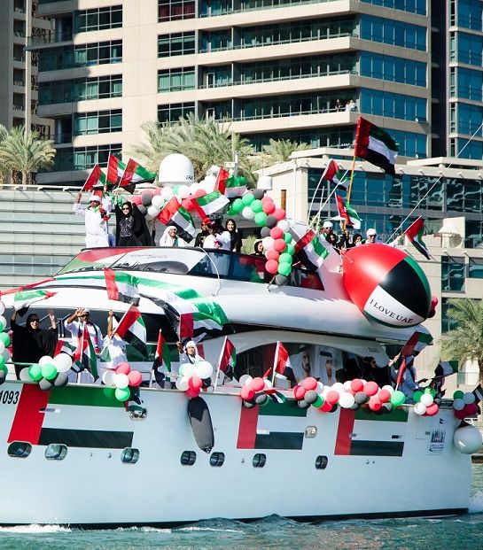 احتفالات نادي مرسى دبي لليخوت