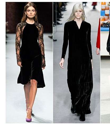 موضة الأزياء المخمليّة Velvet 