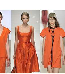 تألّقي باللون البرتقالي في صيف 2012