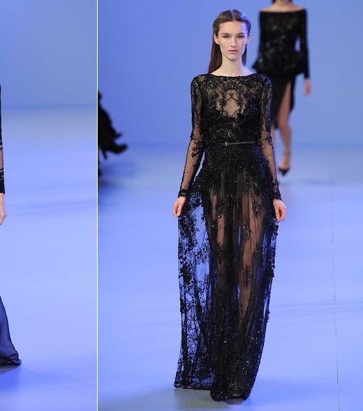 الفساتين الدانتيل بأكمام طويلة