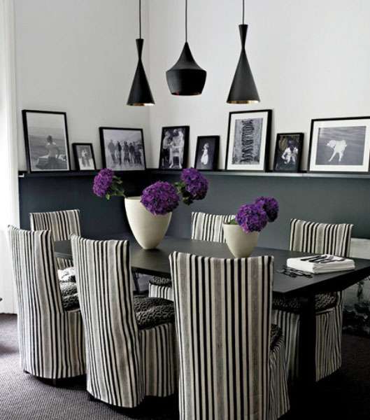 الأبيض والأسود في الديكور