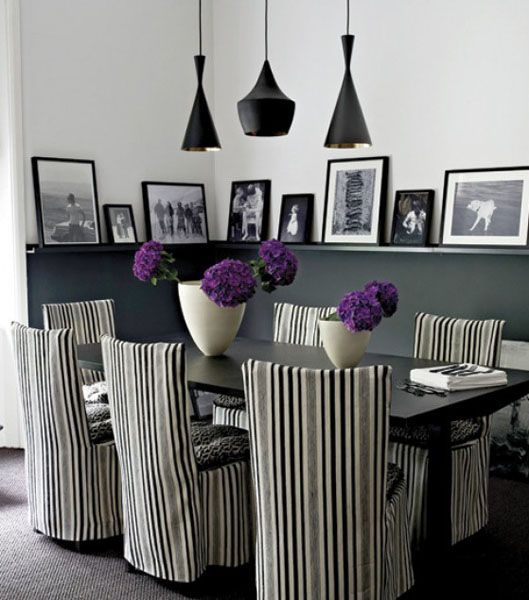 الأبيض والأسود في الديكور