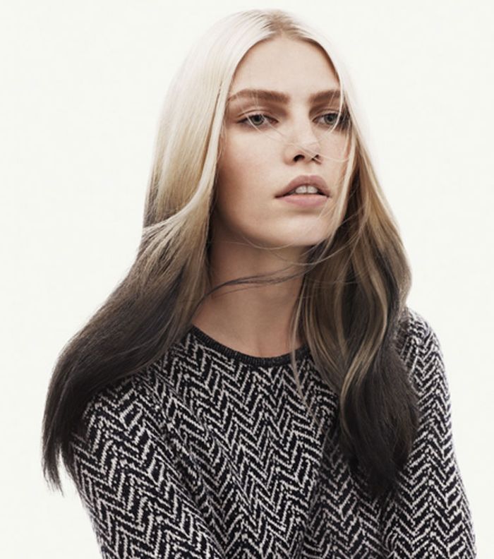 جرأة الـOmbré المعاكس