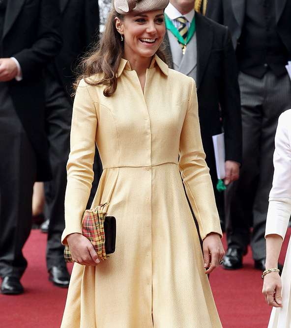 كيت ميدلتون بفستان لـ Emilia Wickstead