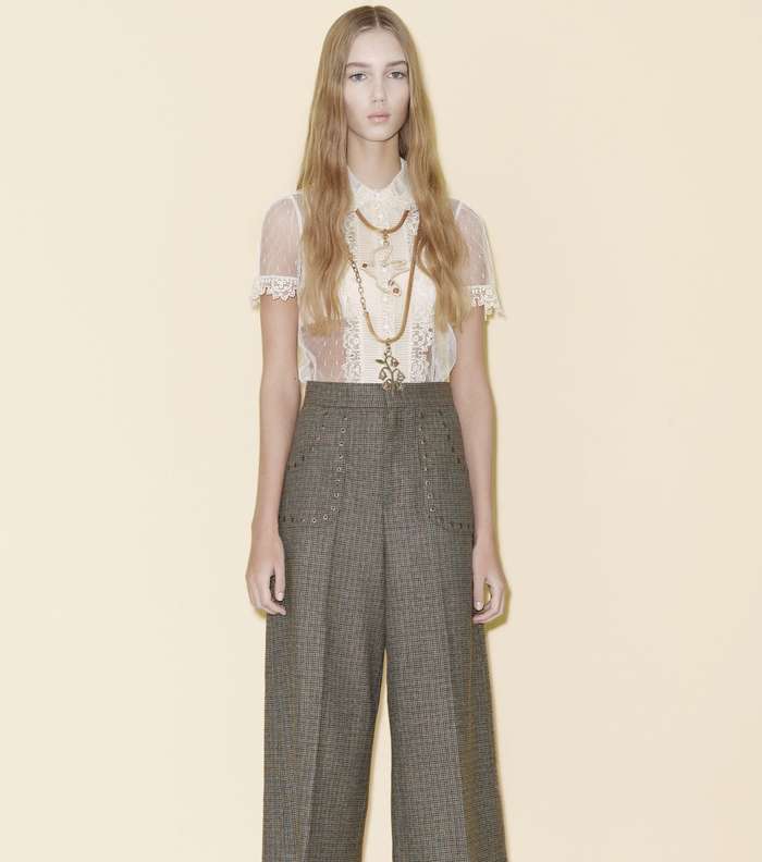 موضة سروال الـ culotte من Red Valentino من مجموعة Pre Fall 2016