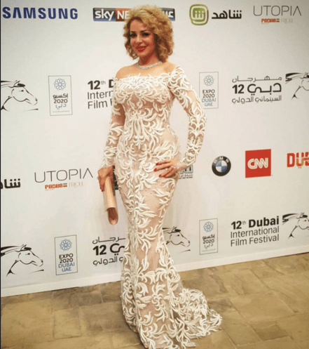 اطلالة سوزان نجم الدين في مهرجان دبي السينمائي