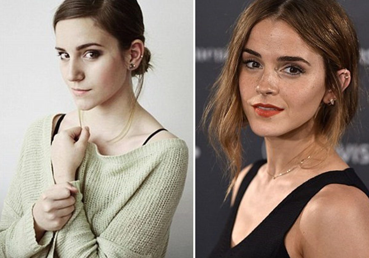 إيما واتسون وشبيهتها