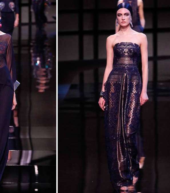 إليك أجمل أزياء Armani Prive لصيف 2014 من مجموعة الأزياء الراقية