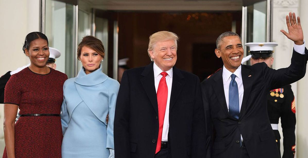 بين ميشيل وميلانيا.. من هي الزوجة الاسعد؟ فيديو فاضح يظهر معاملة ترامب وأوباما لهما!