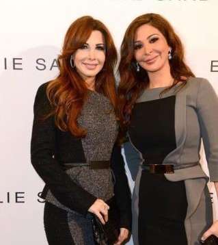 صور أليسا ونانسي عجرم في حفل إطلاق مجموعة ايلي صعب لربيع 2013 في باريس