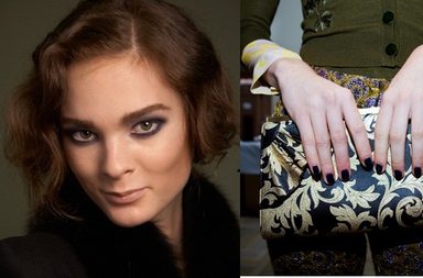 الأزرق الداكن يتربّع على عرش الألوان في ماكياج L`Wren Scott