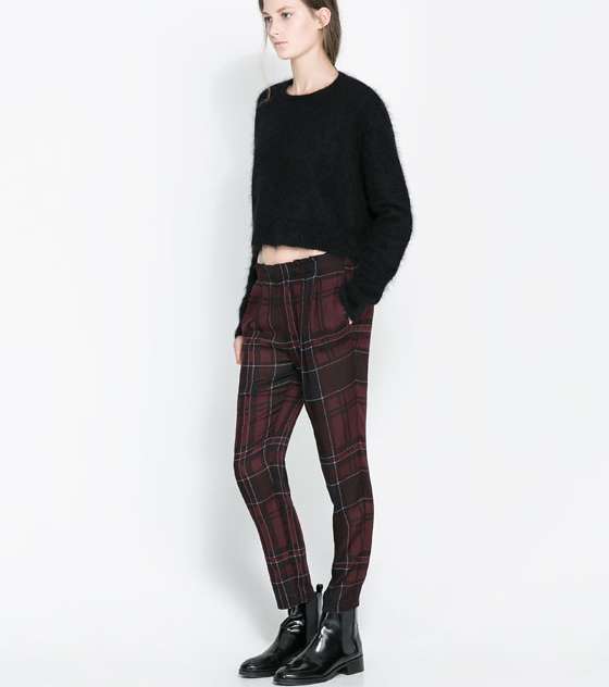 اعتمدي موضة Checked Trousers في شتاء 2014
