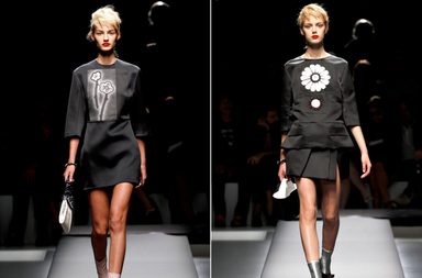 إكتشفي بالصور عرض أزياء برادا لربيع 2013