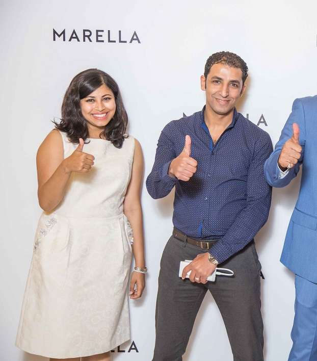 من الحضور في حفل افتتاح متجر Marella في ابو طبي مول