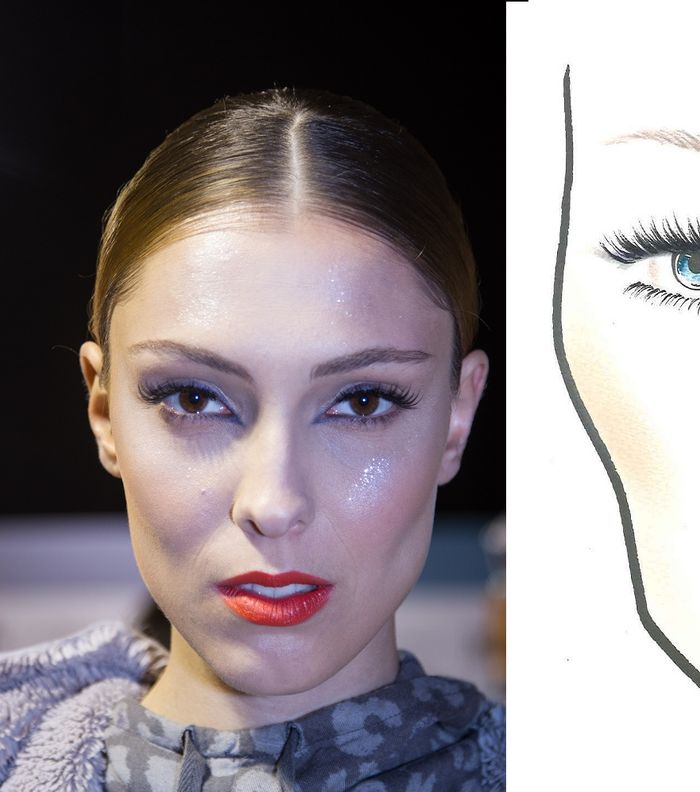 وسط عاصفة من الصقيع تضرب سيبيريا، تمشي إمرأة Essaمع ماكياج MAC!