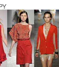 الأحمر إحدى الألوان الرائجة في صيف 2012