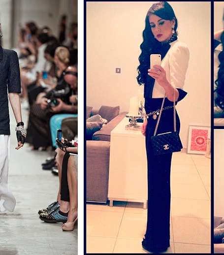 إليك لوك تمارا القباني من مجموعة Chanel Cruise 2014