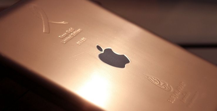 آيباد من الذهب الوردي