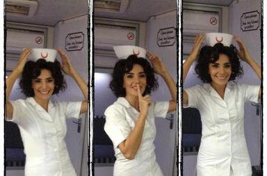 صور سونغول أودان "نور" بزي ممرضة: تنكّر أو عمل فنّي جديد؟