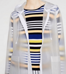 السترة الشفافة Rain Jacket لصيف 2016