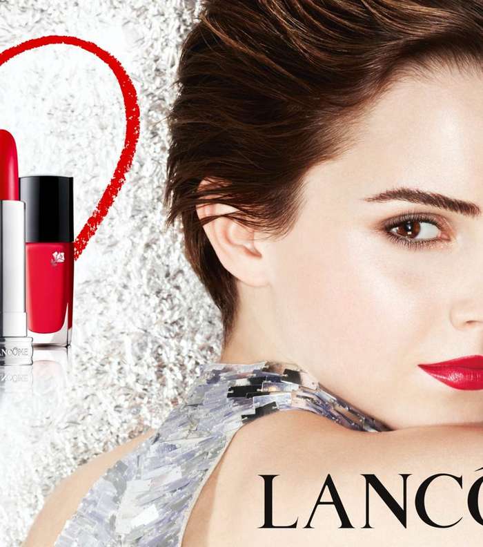 إيما واتسون في إعلان أحمر شفاه Lancome