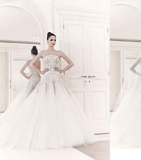 فساتين زفاف صيف 2014 تعشق زهير مراد
