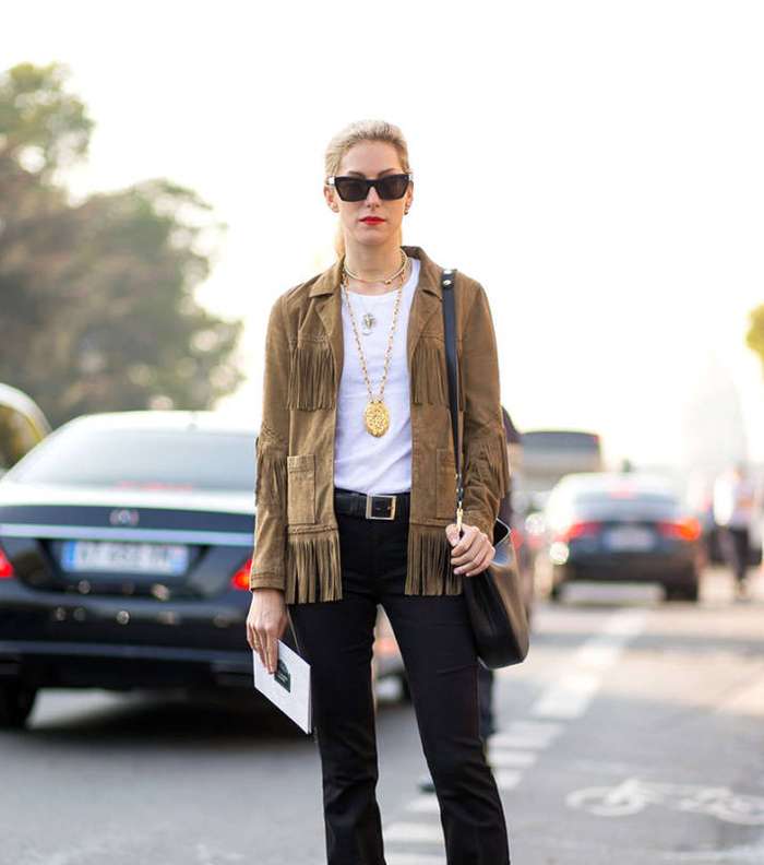 اختاري التصاميم المزينة بالشراريب أي بموضة الـ Fringe