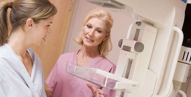 فحص الثدي الشعاعي