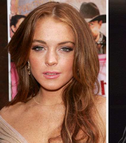 ليندسي لوهان وتبديل من الأحمر إلى الأسود