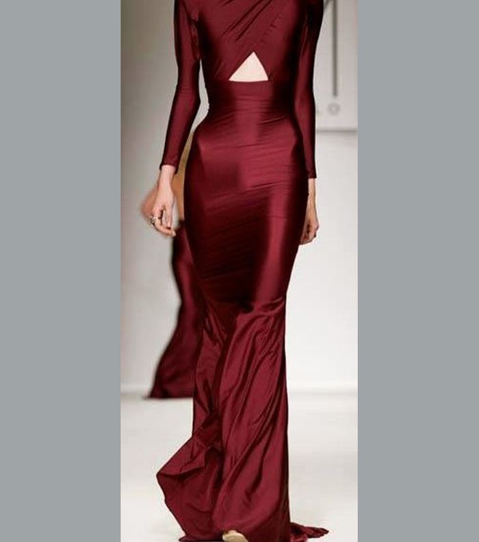 تألقي فستان عنابي يبهر من حولك