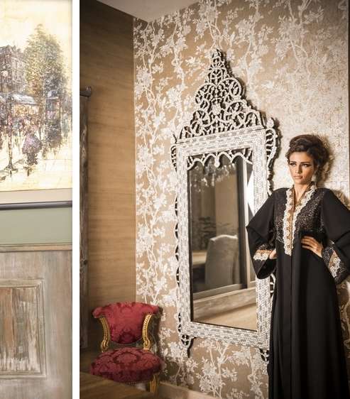 عبايات مزخرفة ومطرّزة