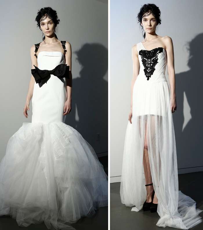 المونوكروم يحضر مرّة جديدة مع عروس Vera Wang