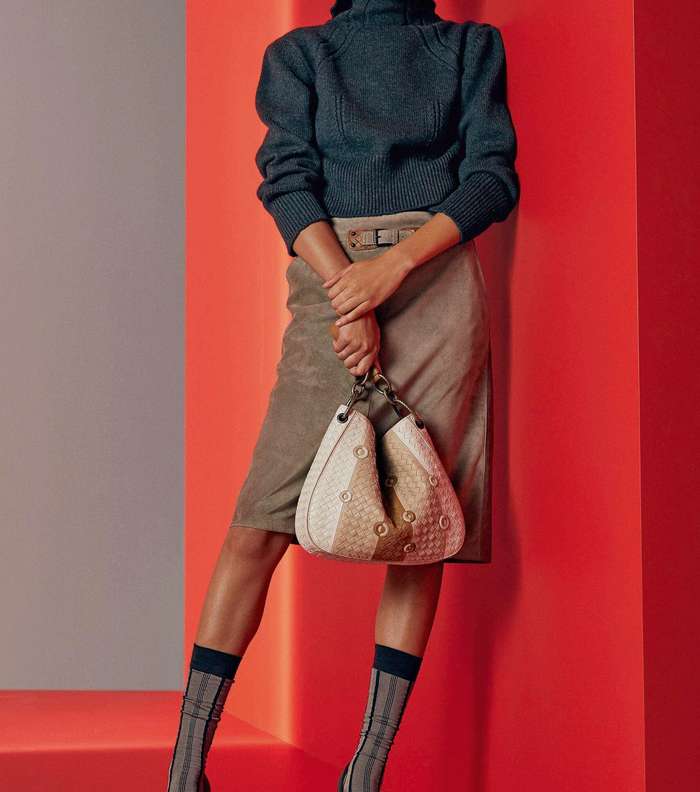 التنورة المخملية مع الكنزة بالقصة الفضفاضة من بوتيغا فينيتا Resort 2018