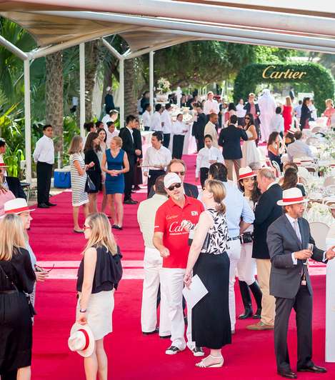 اجواءالحضور في حفل كارتييه بولو في دبي