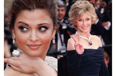 أجمل المجوهرات في مهرجان كان 2011