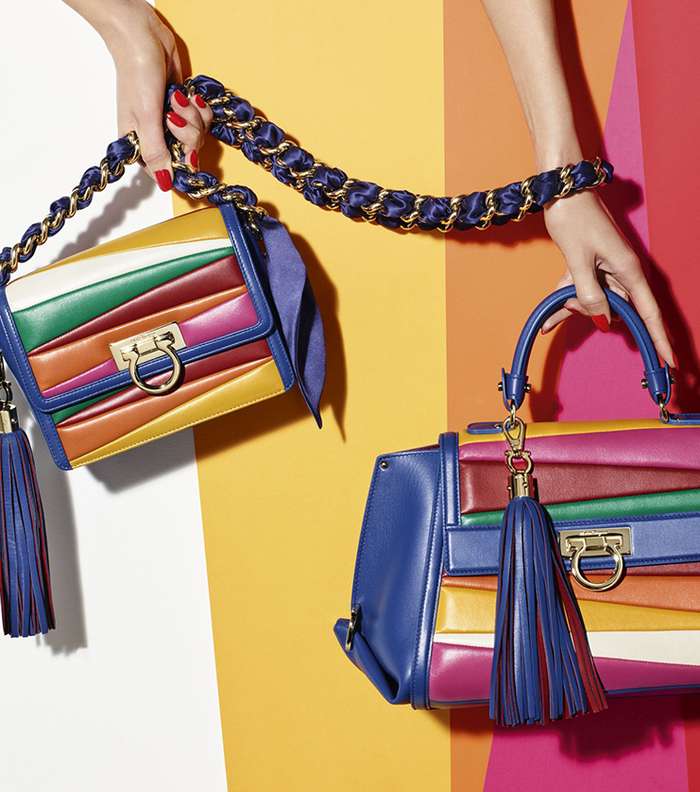 تعرفي على مجموعة حقائب علامة Salvatore Ferragamo وSara Battaglia الجديدة