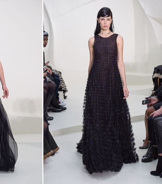 إعتمدي فساتين التول الأسود