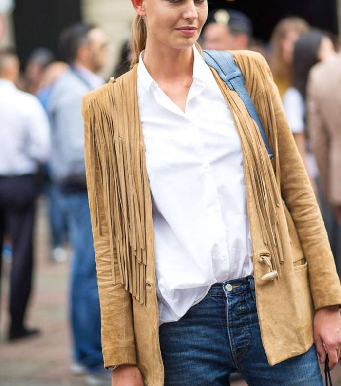 اعتمدي موضة الشراريب أي الـ Fringe في شتاء 2015