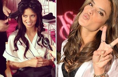 صور كواليس عرض فيكتوريا سيكريت| صور صيحات شعر ومكياج 2013 