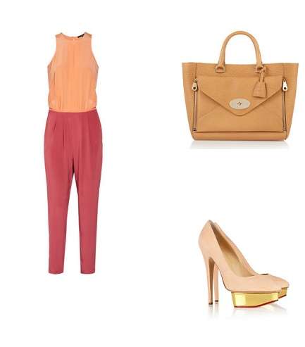 اختاري الـ Jumpsuit بموضة الـ Color Blocks
