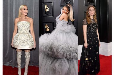 اطلالات النجمات على السجادة الحمراء خلال حفل الـ GRAMMYs 2020