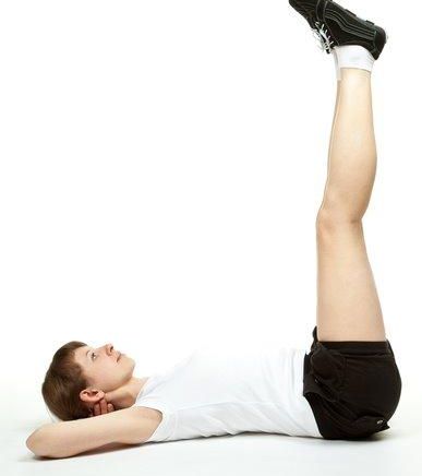 تمرين لمس القدم