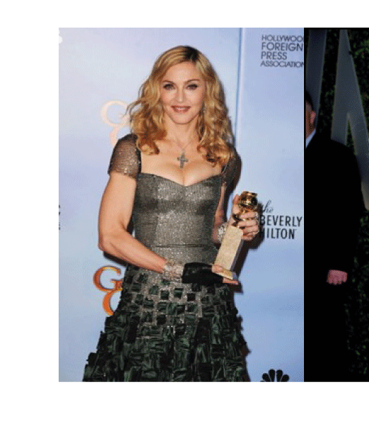 مادونا ترتدي مجوهرات نيل لاين