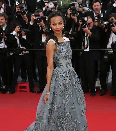 زوي سالدانا بفستان Valentino في Cannes Film Festival 2013